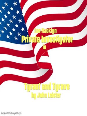 cover image of Lee Hacklyn Private Investigator in Tyrant and Tyrave